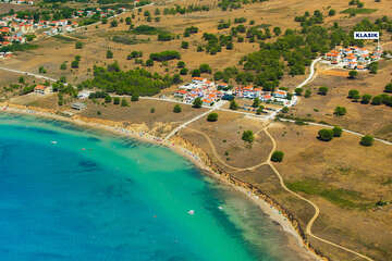 Apartmány Klasik - letecký pohled, Privlaka, Zadarská riviéra, Chorvatsko