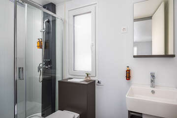 Mobilhome Avalona - příklad mobilhomu typu "C" - Mobilhome Luxury s bazénem pro 4–6 osob, Aminess Camping Resort, Povljana, ostrov Pag, Chorvatsko