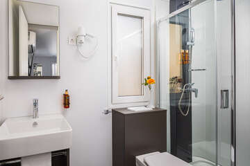 Mobilhome Avalona - příklad mobilhomu typu "C" - Mobilhome Luxury s bazénem pro 4–6 osob, Aminess Camping Resort, Povljana, ostrov Pag, Chorvatsko