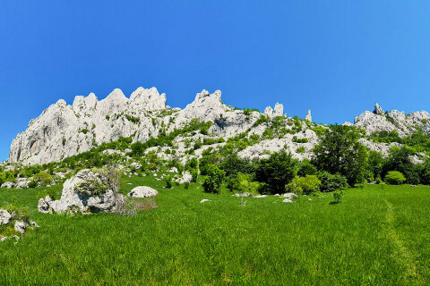 Tulove Grede, přírodní park Velebit, Chorvatsko