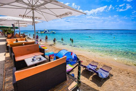 Apartmány Darka - oblázková pláž 300 m od domu, ostrov Pag, Chorvatsko