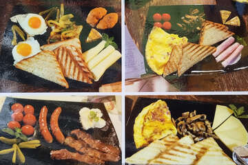 Apartmány Banjole 11 - příklad snídaně, Pula-Banjole, poloostrov Istrie, Chorvatsko