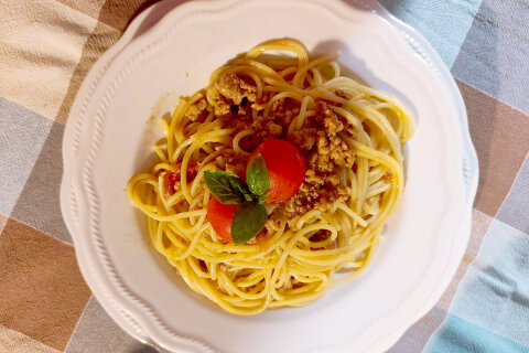 Apartmány Banjole 11 - příklad večeře, Pula-Banjole, poloostrov Istrie, Chorvatsko