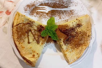 Apartmány Banjole 11 - palačinky jako dezert, Pula-Banjole, poloostrov Istrie, Chorvatsko