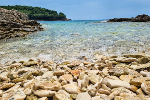 Apartmány Batana - oblázková plážička 160 m od domu, Banjole, Pula, Chorvatsko