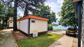 Mobilhomy Centinera, Pula-Banjole, poloostrov Istrie, Chorvatsko