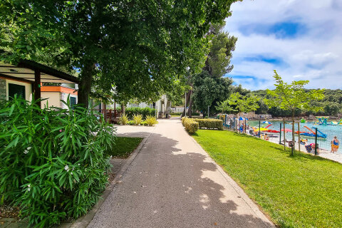 Mobilhomy Centinera, Pula-Banjole, poloostrov Istrie, Chorvatsko