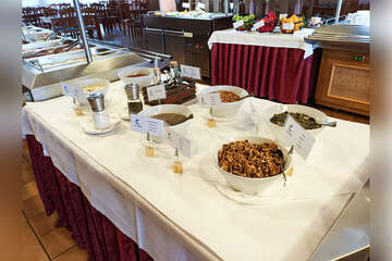 Resort Centinera*** - bufetové snídaně v hotelu, Banjole u Puly, Istrie, Chorvatsko