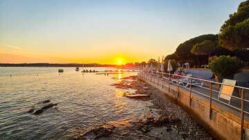 Medulin - západ slunce, Istrie, Chorvatsko