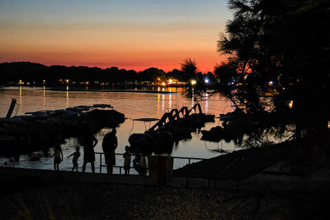 Medulin - západ slunce, Istrie, Chorvatsko
