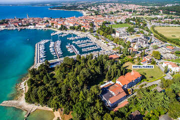 Hotel Flores****, Poreč, Istrie, Chorvatsko