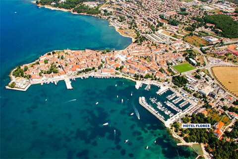 Hotel Flores****, Poreč, Istrie, Chorvatsko