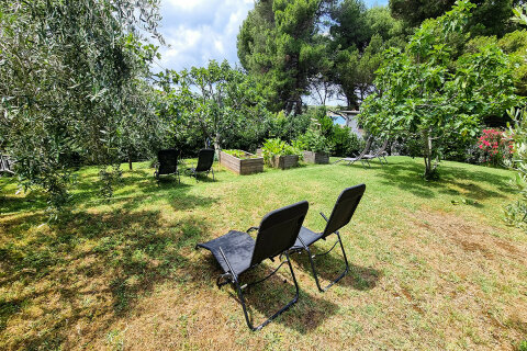 Apartmány Zelenika - zahrada u domu, Pula, Istrie, Chorvatsko