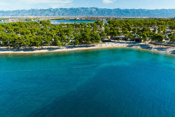 Mobilhome Avalona Resort, Povljana, ostrov Pag, Chorvatsko