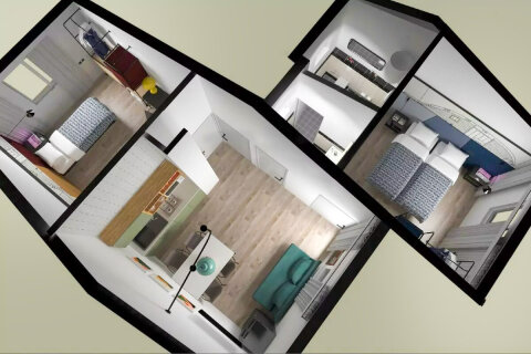 Půdorys - apartmán Holiday Home/Holiday Home Pool pro 3–4 osoby, Resort BiVillage, Fažana, Istrie, Chorvatsko