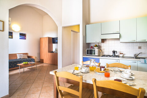 Apartmán Holiday Home Belvedere pro 4–6 osob, Resort BiVillage, Fažana, Istrie, Chorvatsko