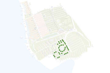 Mapa umístění - apartmán Holiday Home Comfort pro 4–6 osob, Resort BiVillage, Fažana, Istrie, Chorvatsko