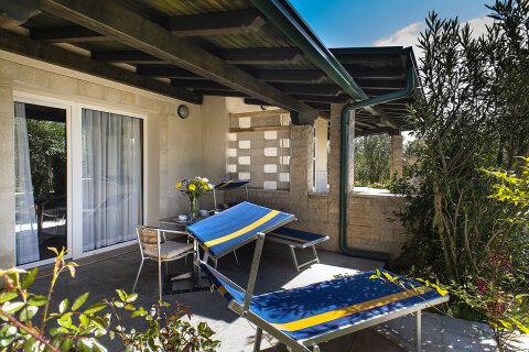 Pokoj Suite Sea View pro 2 osoby, Resort BiVillage, Fažana, Istrie, Chorvatsko