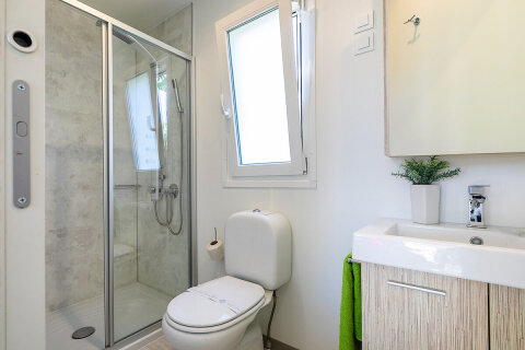 Mobilhome Lodge Premium pro 4–6 osob, Resort BiVillage, Fažana, Istrie, Chorvatsko