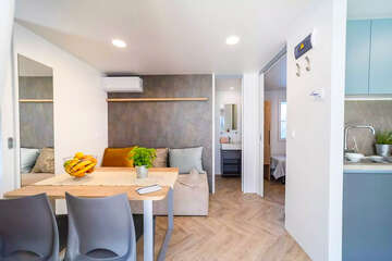 Mobilhome Lodge Prestige Relax pro 4–5 osob, Resort BiVillage, Fažana, Istrie, Chorvatsko