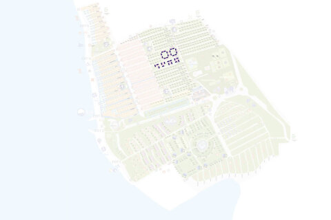 Mapa umístění - mobilhome Lodge Prestige Relax pro 4–5 osob, Resort BiVillage, Fažana, Istrie, Chorvatsko