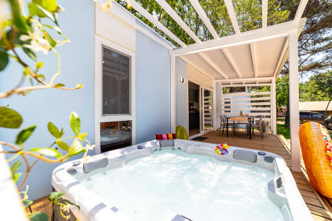 Apartmány Resort BiVillage - mobilhome Prestige Relax, Fažana, Istrie, Chorvatsko