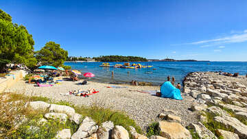 Apartmány Borik I - pláž 180 m od domu, Rovinj, Istrie, Chorvatsko