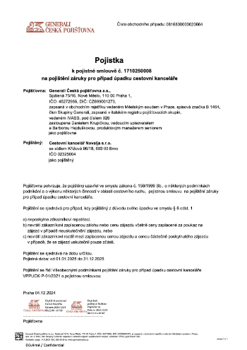 Pojistka -&nbsp;Generali Pojišťovna a.s.