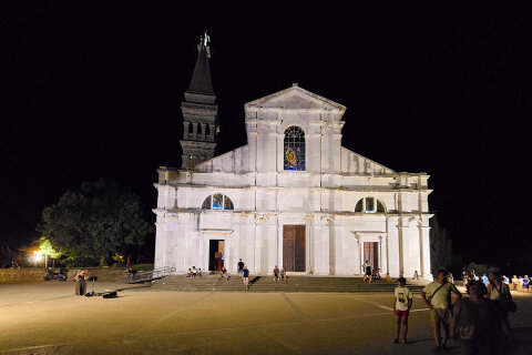Rovinj - kostel Sv. Eufémie, Istrie, Chorvatsko