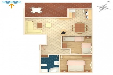 A1 - apartmány František, Njivice, ostrov Krk, Chorvatsko