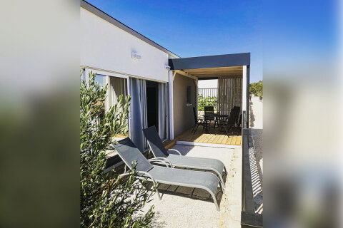 Mobilhome pro 4–5 osob, Drage, Zadarská riviéra, Chorvatsko