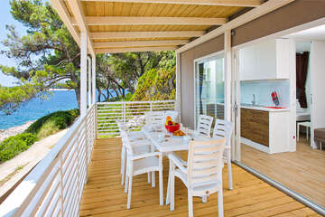 Mobilhome Type C, Čikat Resort****, Mali Lošinj, ostrov Lošinj, Chorvatsko