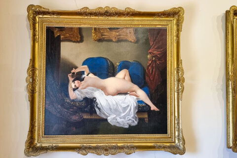 Hrad Trakošćan - vyobrazení ženy Evropy, Chorvatsko