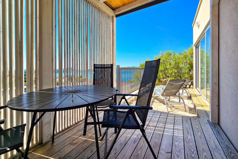 Mobilhome č. 5 pro 4–5 osob, Drage, Zadarská riviéra, Chorvatsko