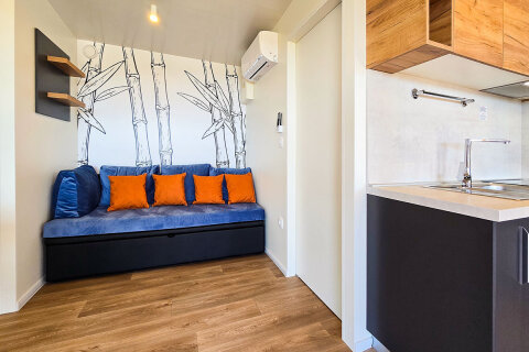 Mobilhome Plus pro 4–5 osob, Drage, Zadarská riviéra, Chorvatsko