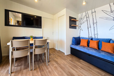 Mobilhome Plus pro 4–5 osob, Drage, Zadarská riviéra, Chorvatsko