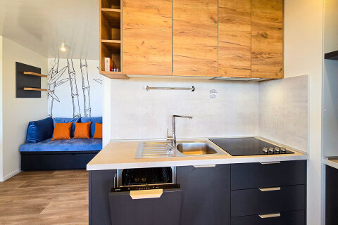 Mobilhome Plus pro 4–5 osob, Drage, Zadarská riviéra, Chorvatsko