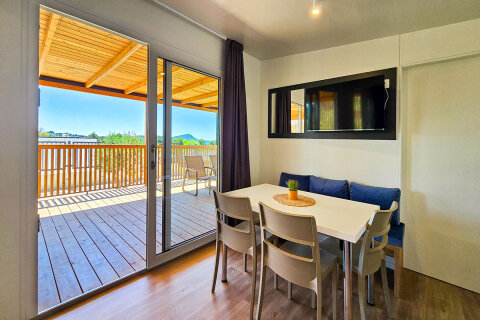 Mobilhome Plus pro 4–5 osob, Drage, Zadarská riviéra, Chorvatsko