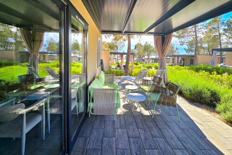 Mobilhome Premium pro 4–6 osob, Aminess Avalona Resort, Povljana, ostrov Pag, Chorvatsko