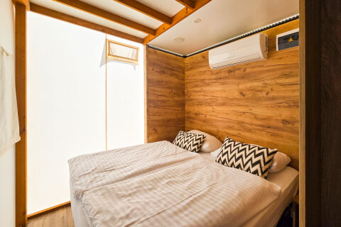 Glamping Premium Home pro 4–6 osob, Falkensteiner Premium Camping Zadar, Chorvatsko