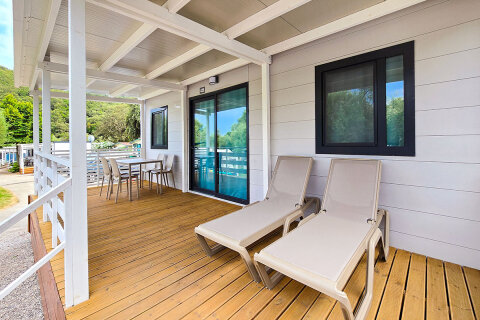 Mobilhome Premium pro 4 osoby, Resort Oliva, Rabac, Istrie, Chorvatsko