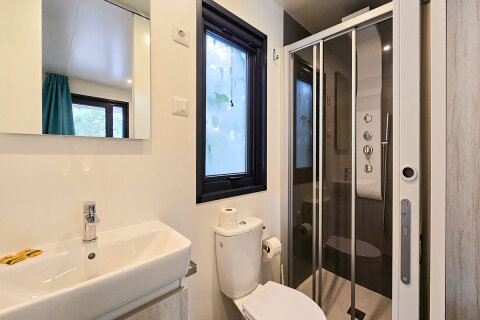 Mobilhome Premium pro 4 osoby, Resort Oliva, Rabac, Istrie, Chorvatsko