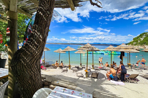 Apartmány Kačjak - oblázková pláž, Dramalj, Crikvenická riviéra, Chorvatsko