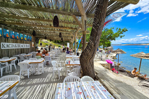 Apartmány Kačjak - bistro u oblázkové pláže, Dramalj, Crikvenická riviéra, Chorvatsko