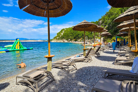 Apartmány Kačjak - oblázková pláž, Dramalj, Crikvenická riviéra, Chorvatsko