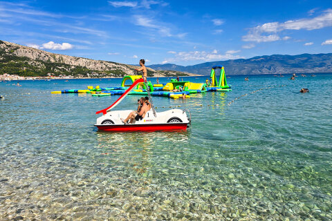 Apartmány Renata - pláž Vela 170 m od domu, Baška, ostrov Krk, Chorvatsko