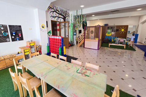 Mobilhome Oliva - herna miniklubu Olie's, Rabac, Istrie, Chorvatsko