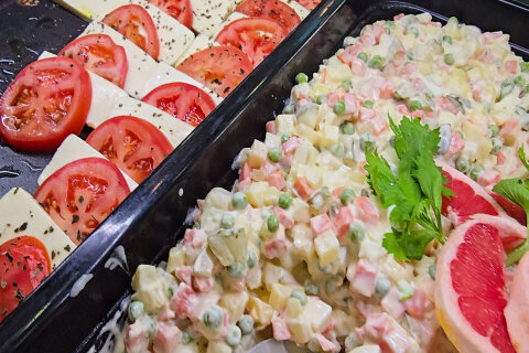 Bufetové večeře - resort Oliva, Rabac, Istrie, Chorvatsko