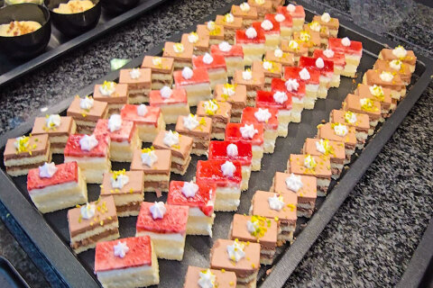 Bufetové večeře - resort Oliva, Rabac, Istrie, Chorvatsko