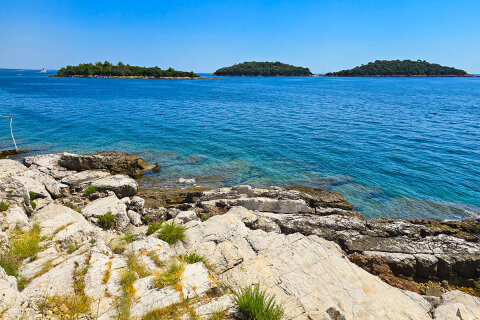 Crveni otok, Rovinj, Istrie, Chorvatsko
